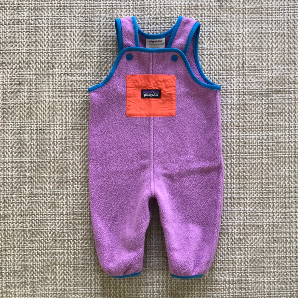 Patagonia Fleece Overalls (size 3-6m)